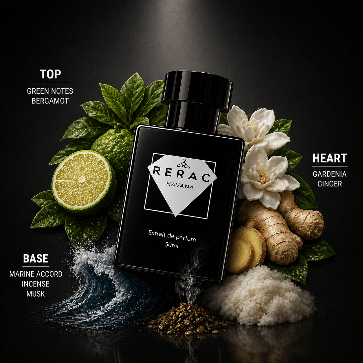 Rerac Havana - Green & Marine Fragrance For Men