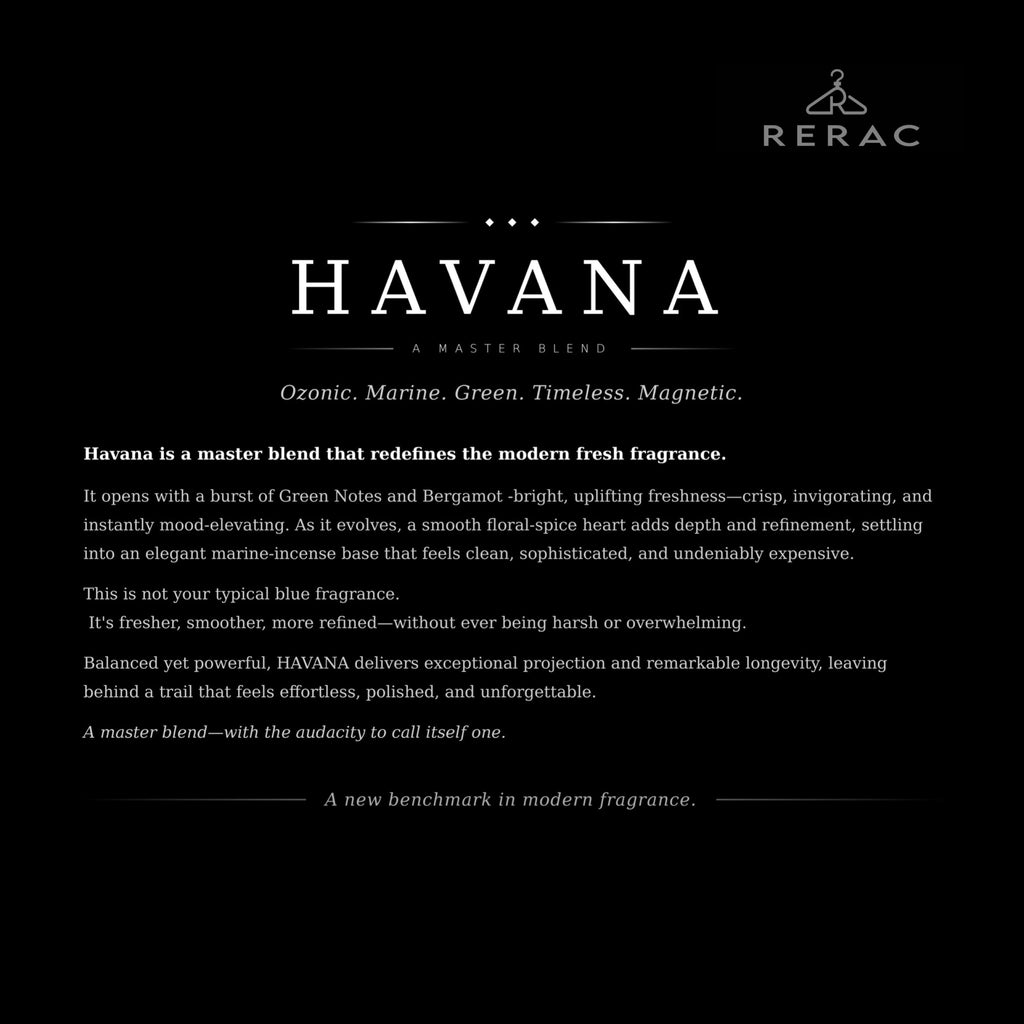 Rerac Havana - Green & Marine Fragrance For Men