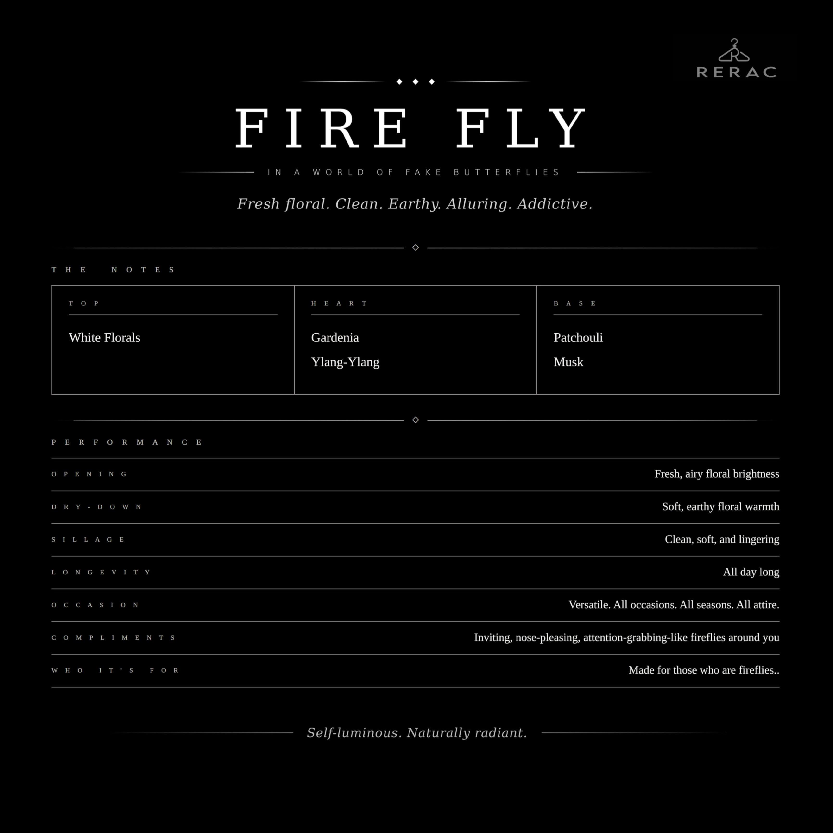 Rerac Fire Fly - Fresh & Floral Fragrance For Women