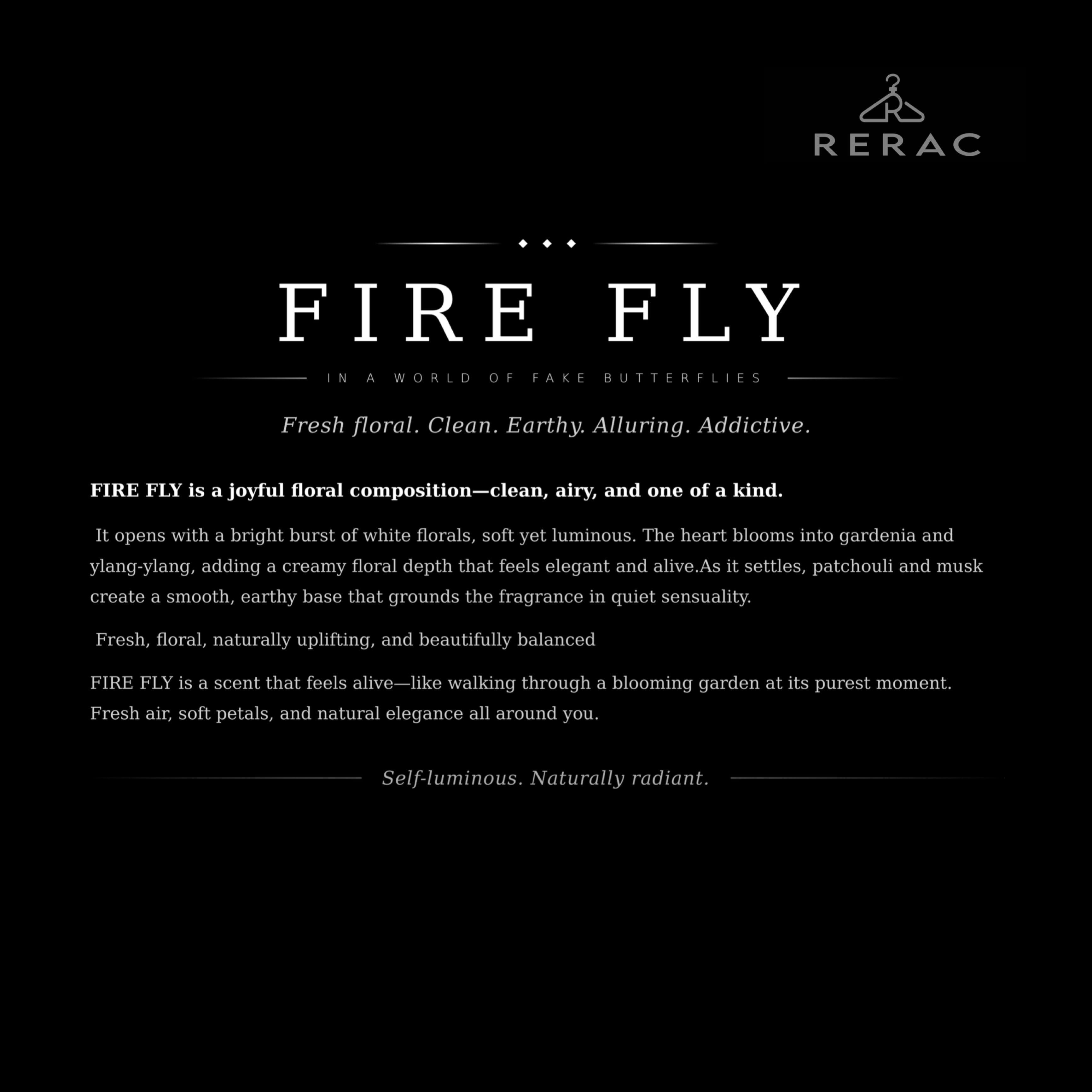 Rerac Fire Fly - Fresh & Floral Fragrance For Women